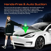 Ruiyyco Frunk Soft Closing for Tesla Model 3 Y S X 2021-2025 Front Trunk Auto Close Electric Suction Cover Automatic Lock Closer
